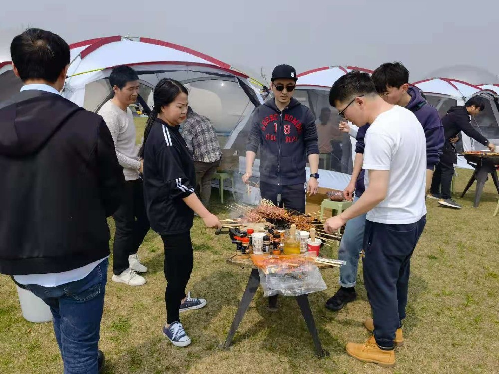 創京檢測團建滴水湖燒烤-重視企業發展，更重視團隊凝聚力！